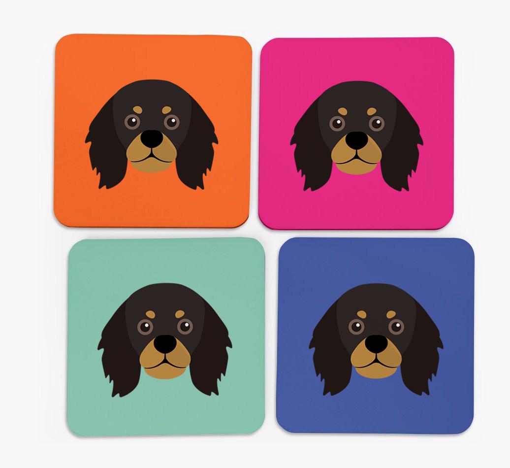 {breedCommonName} Icon Coasters 4 pack