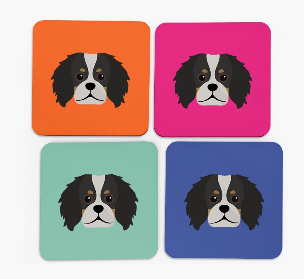 {breedCommonName} Icon Coasters 4 pack