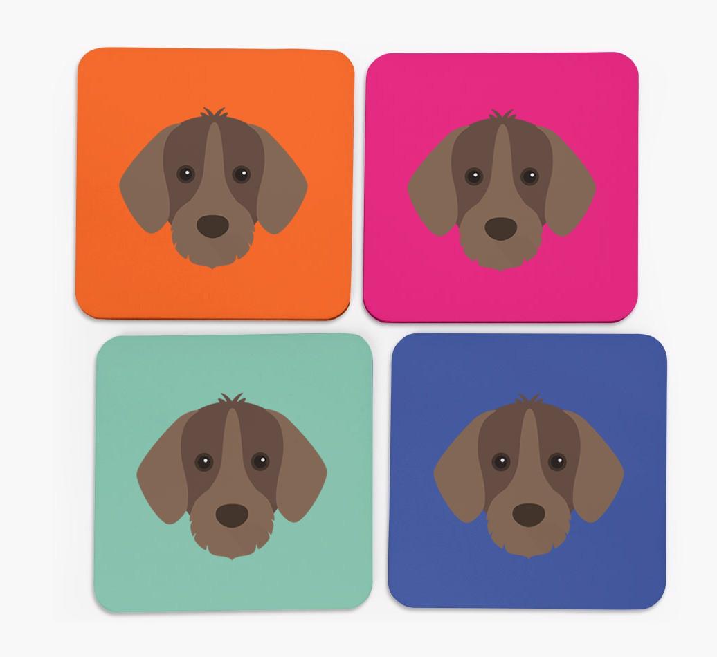 {breedCommonName} Icon Coasters 4 pack