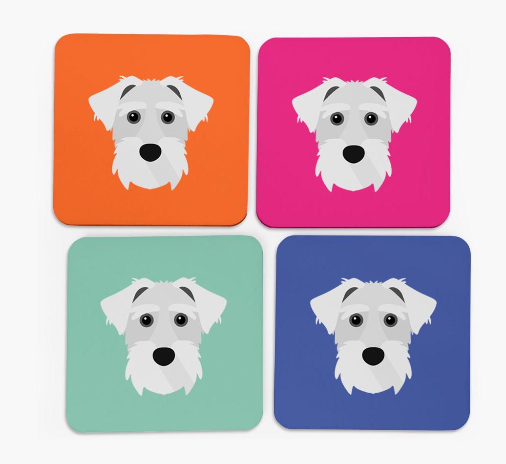 {breedCommonName} Icon Coasters 4 pack