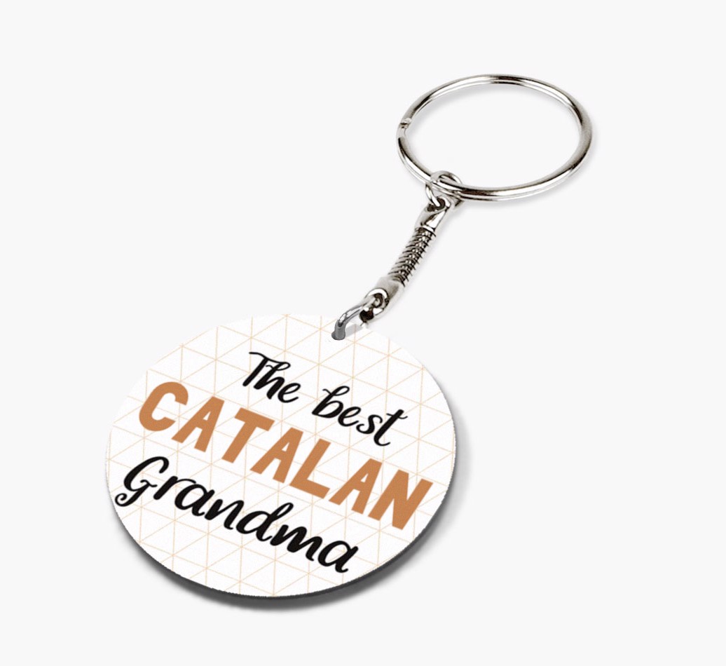 Best Grandma: Personalised {breedFullName} Keyring