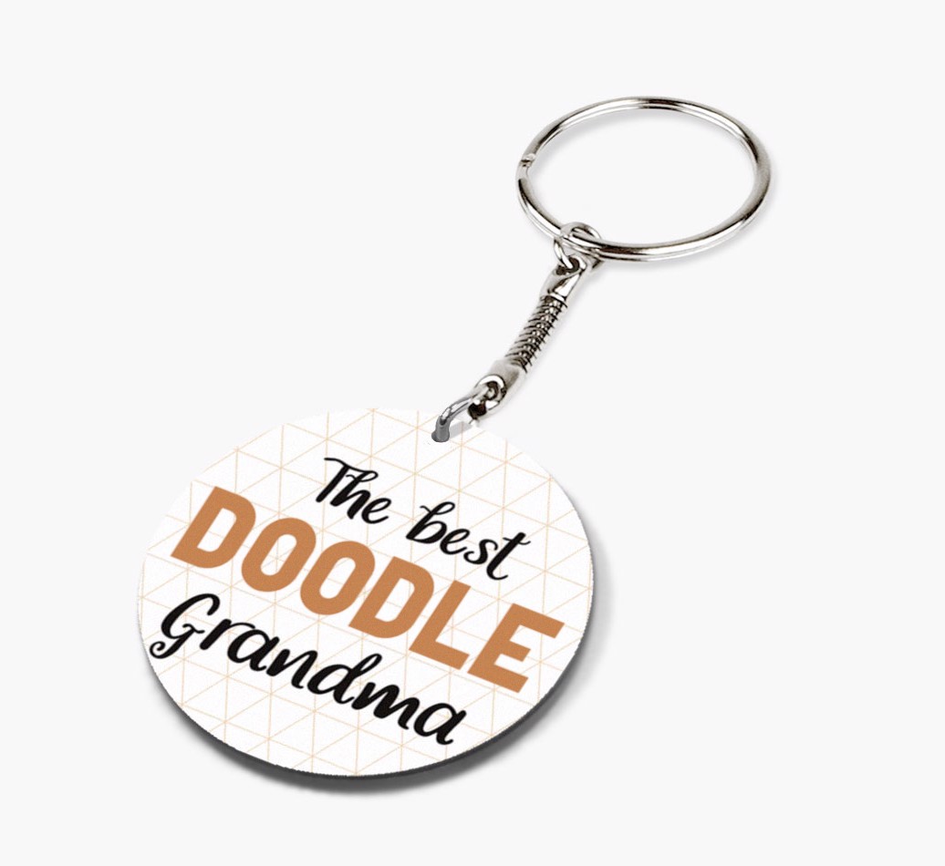 Best Grandma: Personalised {breedFullName} Keyring