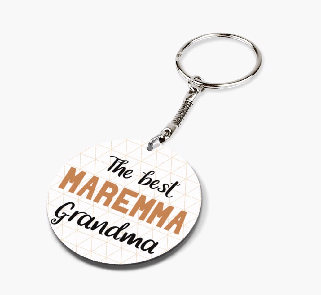 Best Grandma: Personalised {breedFullName} Keyring