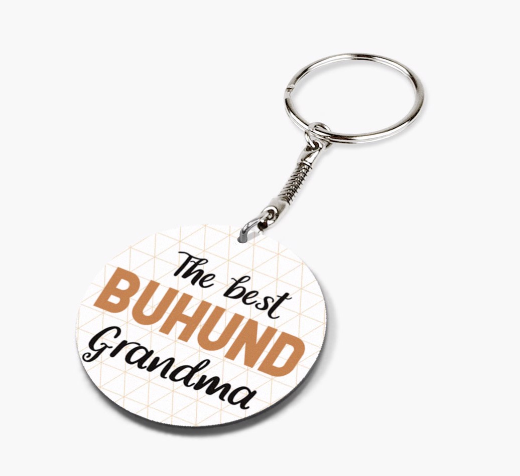 Best Grandma: Personalized {breedFullName} keychain