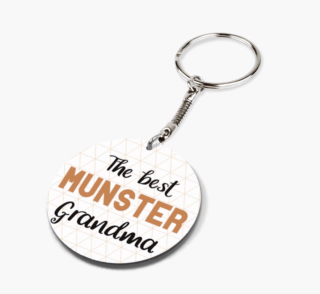 Best Grandma: Personalized {breedFullName} keychain