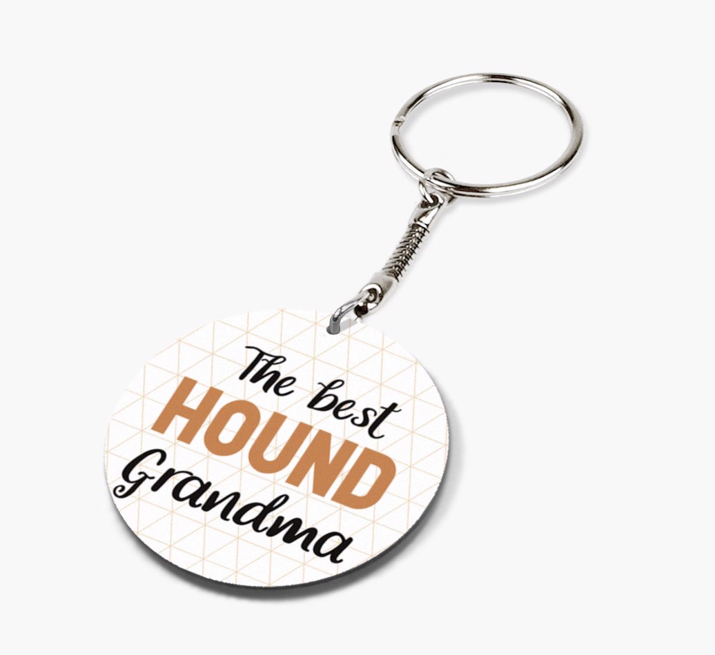 Best Grandma: Personalized {breedFullName} keychain