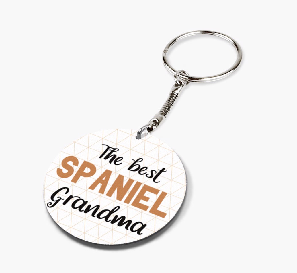 Best Grandma: Personalized {breedFullName} keychain