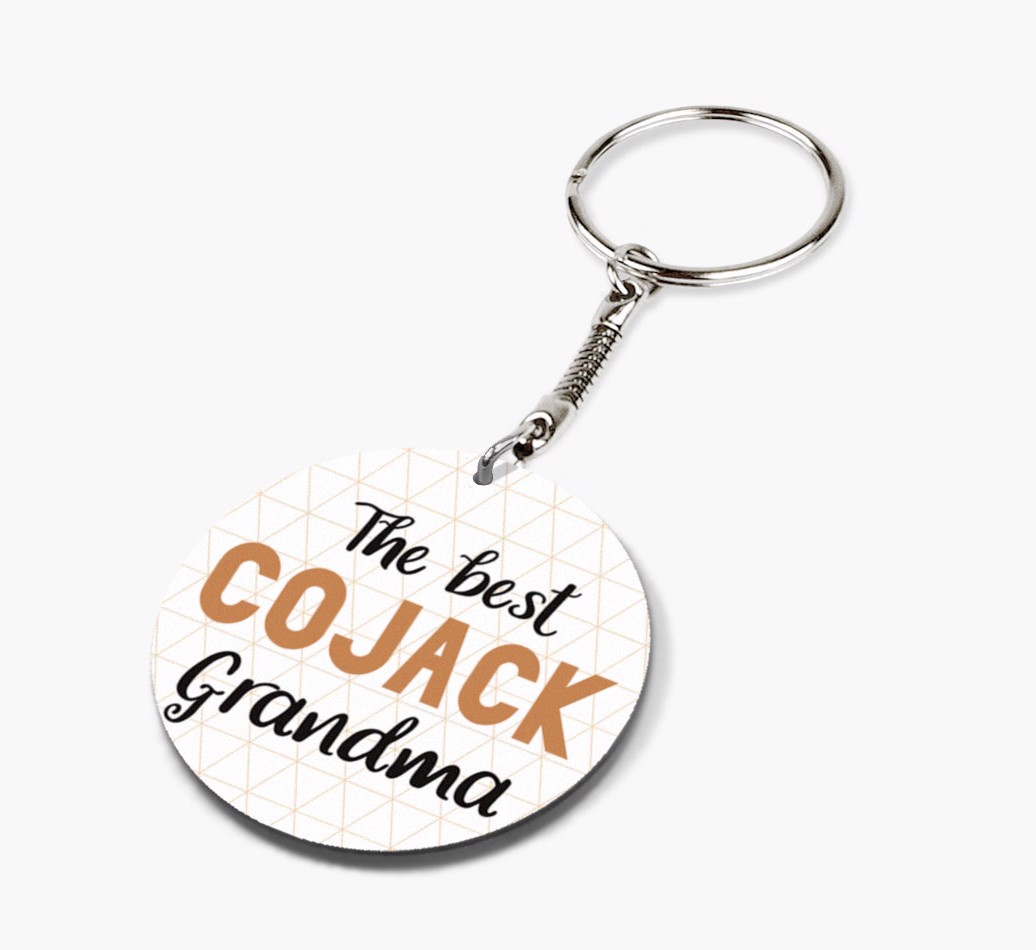 Best Grandma: Personalized {breedFullName} keychain