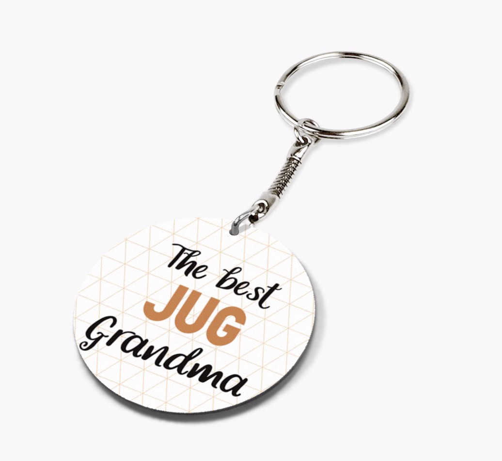 Best Grandma: Personalized {breedFullName} keychain