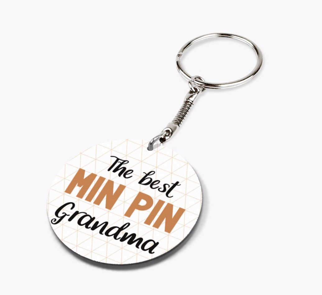 Best Grandma: Personalized {breedFullName} keychain