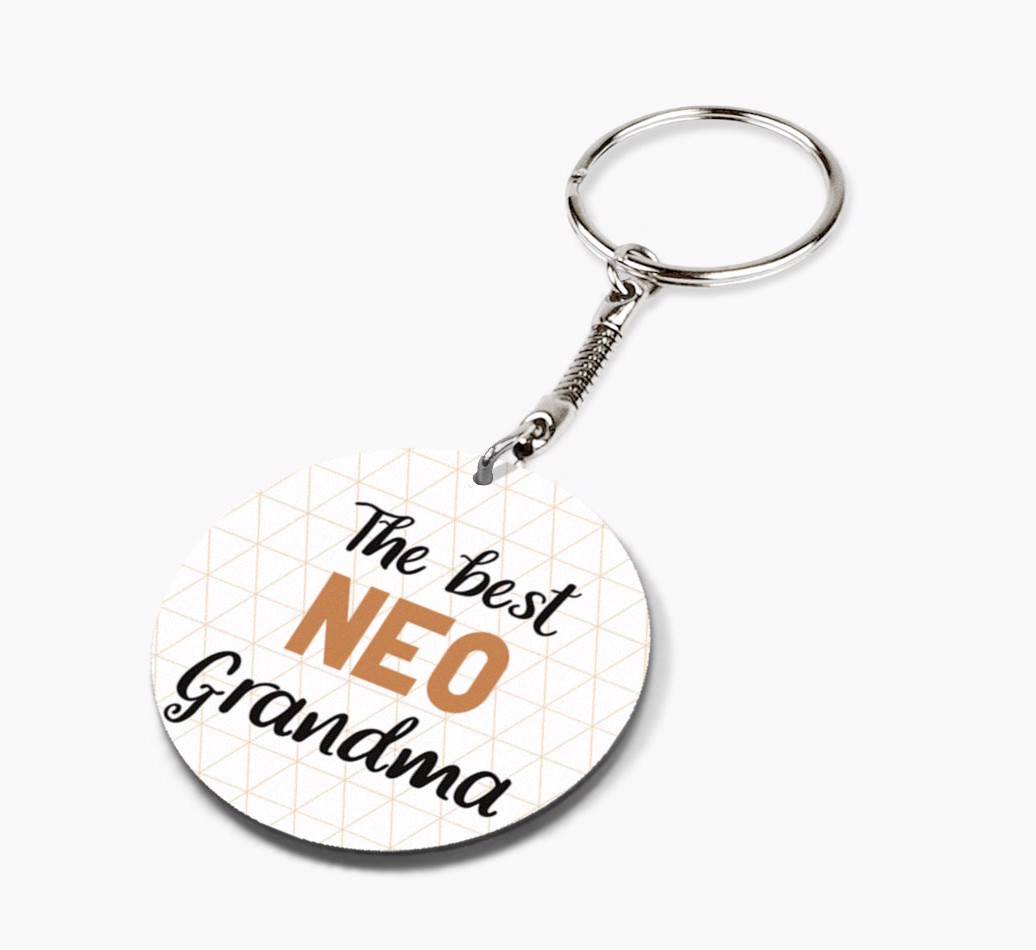 Best Grandma: Personalized {breedFullName} keychain