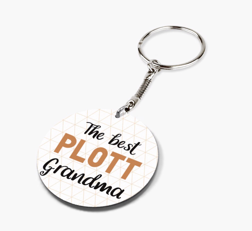 Best Grandma: Personalized {breedFullName} keychain