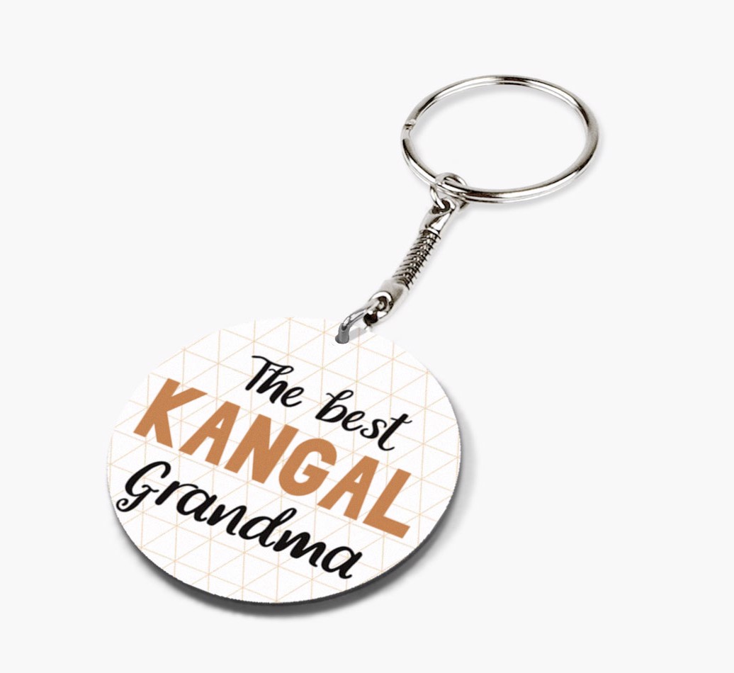 Best Grandma: Personalized {breedFullName} keychain