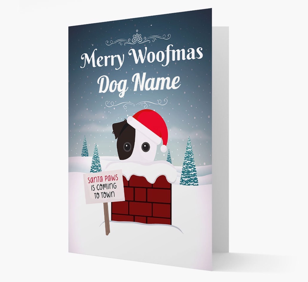 Merry Woofmas: Personalized {breedFullName} Christmas Card