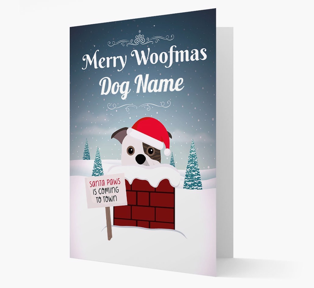 Merry Woofmas: Personalized {breedFullName} Christmas Card