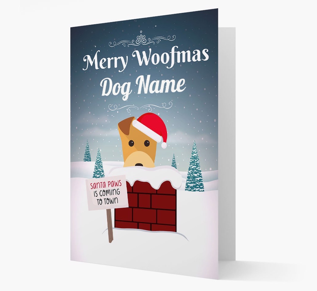 Merry Woofmas: Personalized {breedFullName} Christmas Card