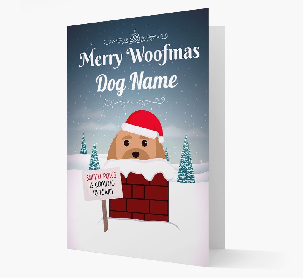 Merry Woofmas: Personalized {breedFullName} Christmas Card