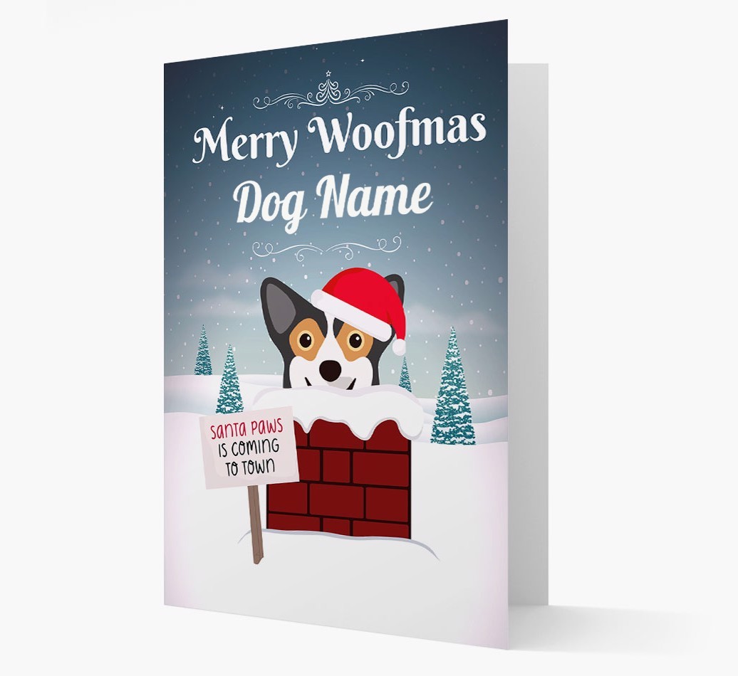 Merry Woofmas: Personalized {breedFullName} Christmas Card