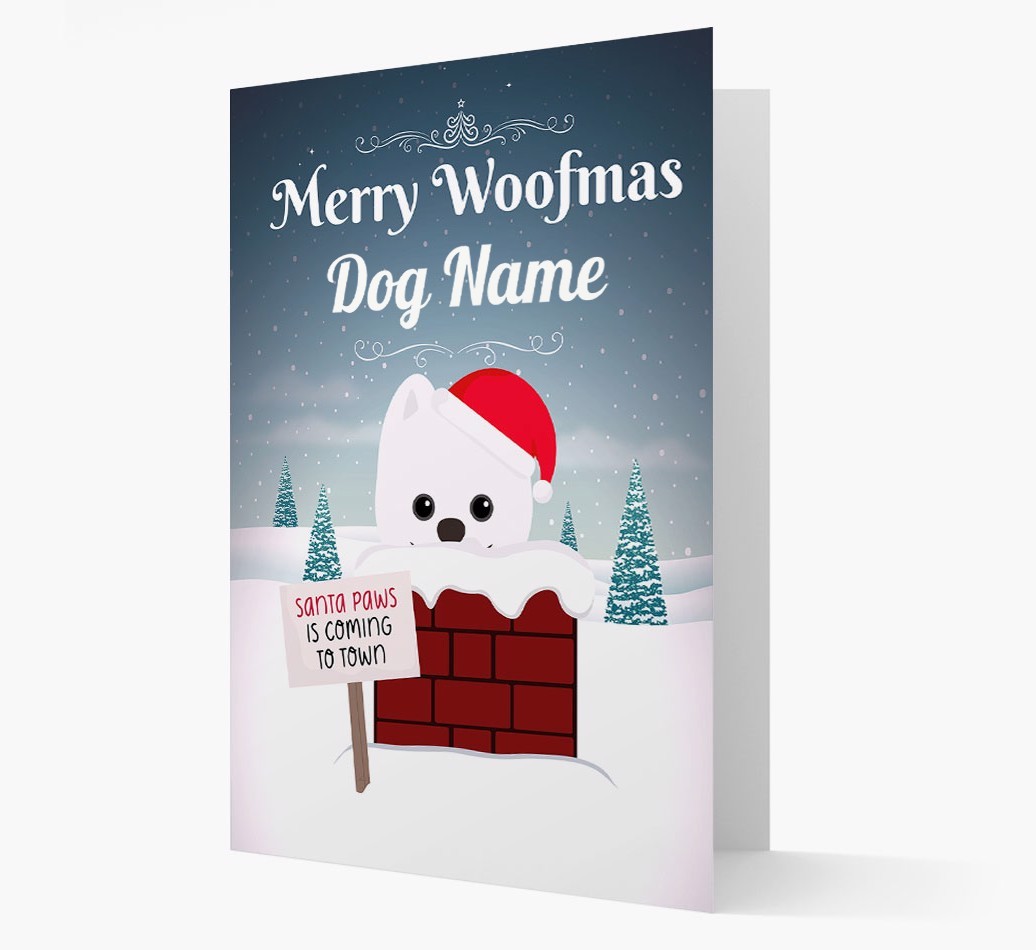 Merry Woofmas: Personalized {breedFullName} Christmas Card