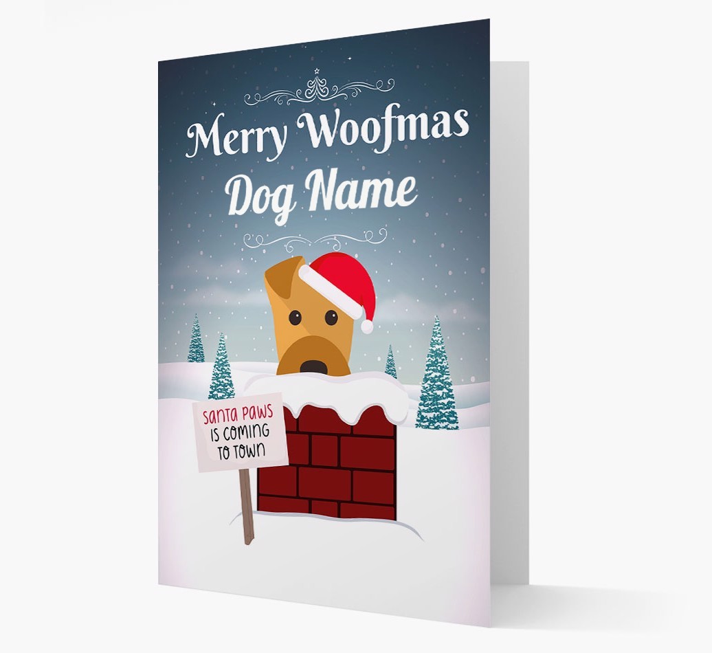Merry Woofmas: Personalized {breedFullName} Christmas Card