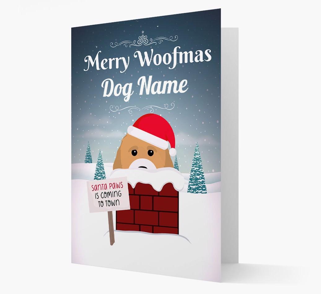 Merry Woofmas: Personalized {breedFullName} Christmas Card