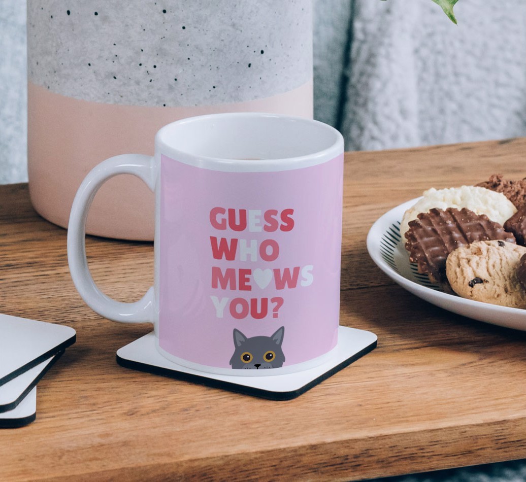 Guess Who Meows You: Personalised {breedFullName} Mug