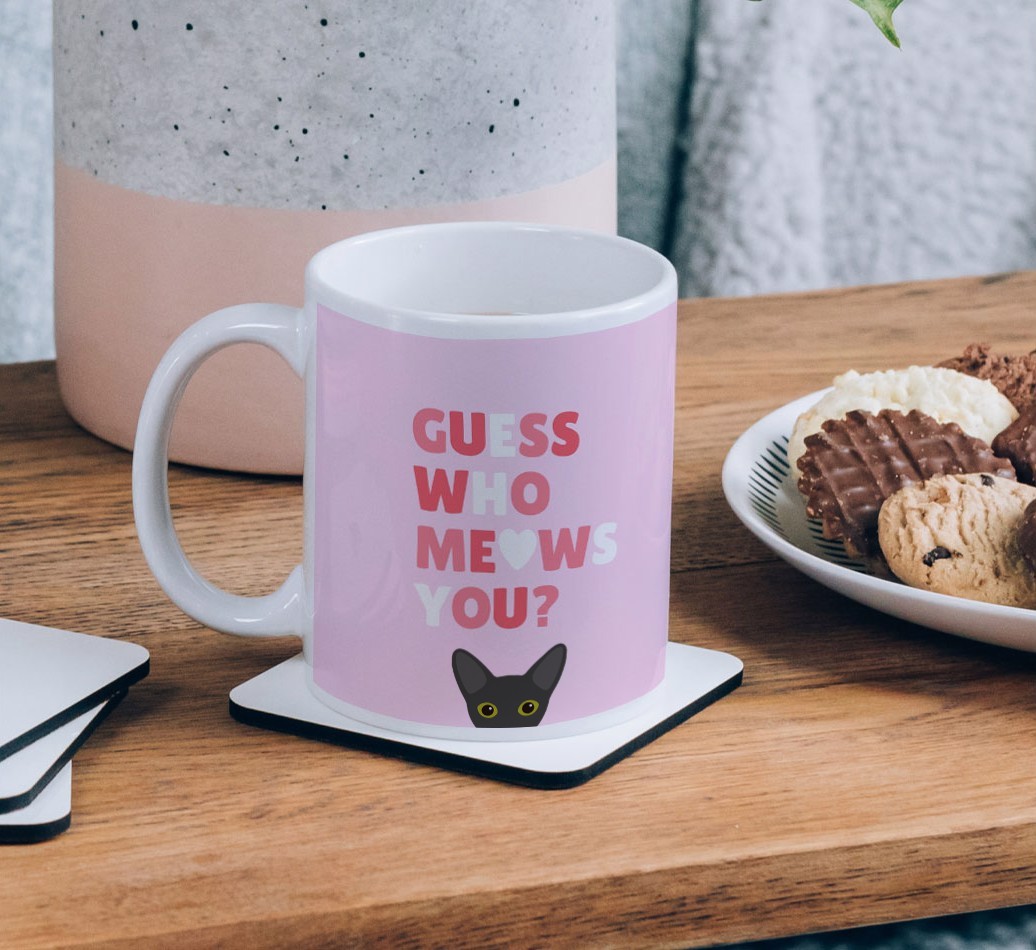 Guess Who Meows You: Personalised {breedFullName} Mug