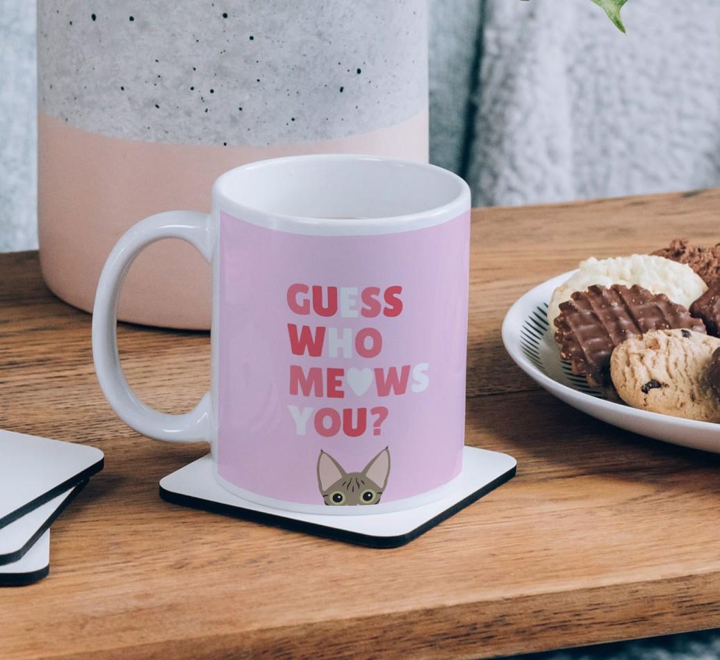 Guess Who Meows You: Personalized {breedFullName} Mug