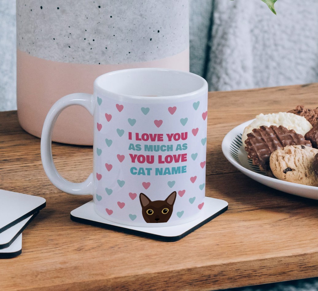 I Love You as Much as You Love...: Personalised {breedCommonName} Mug