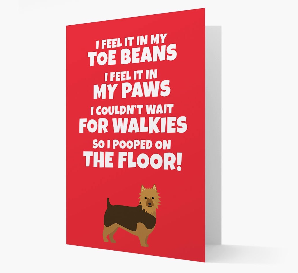 'I feel it in my...' - Personalised {breedFullName} Card