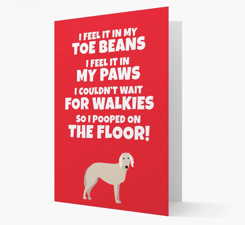 'I feel it in my...' - Personalised {breedFullName} Card