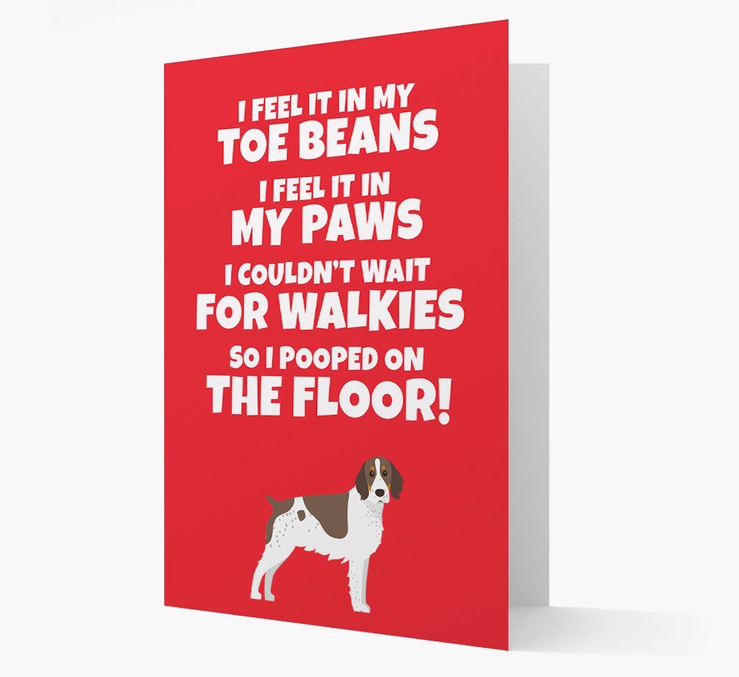 'I feel it in my...' - Personalized {breedFullName} Card
