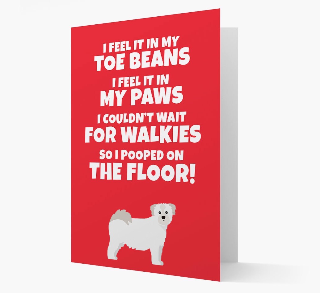 'I feel it in my...' - Personalised {breedFullName} Card