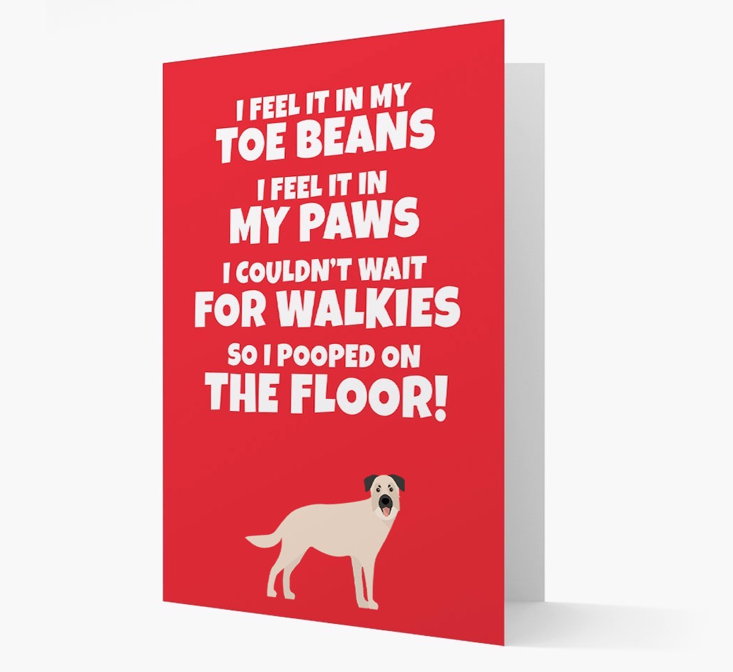 'I feel it in my...' - Personalised {breedFullName} Card