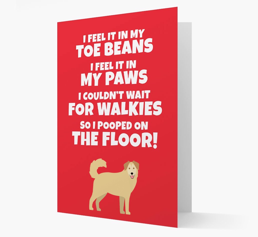 'I feel it in my...' - Personalised {breedFullName} Card