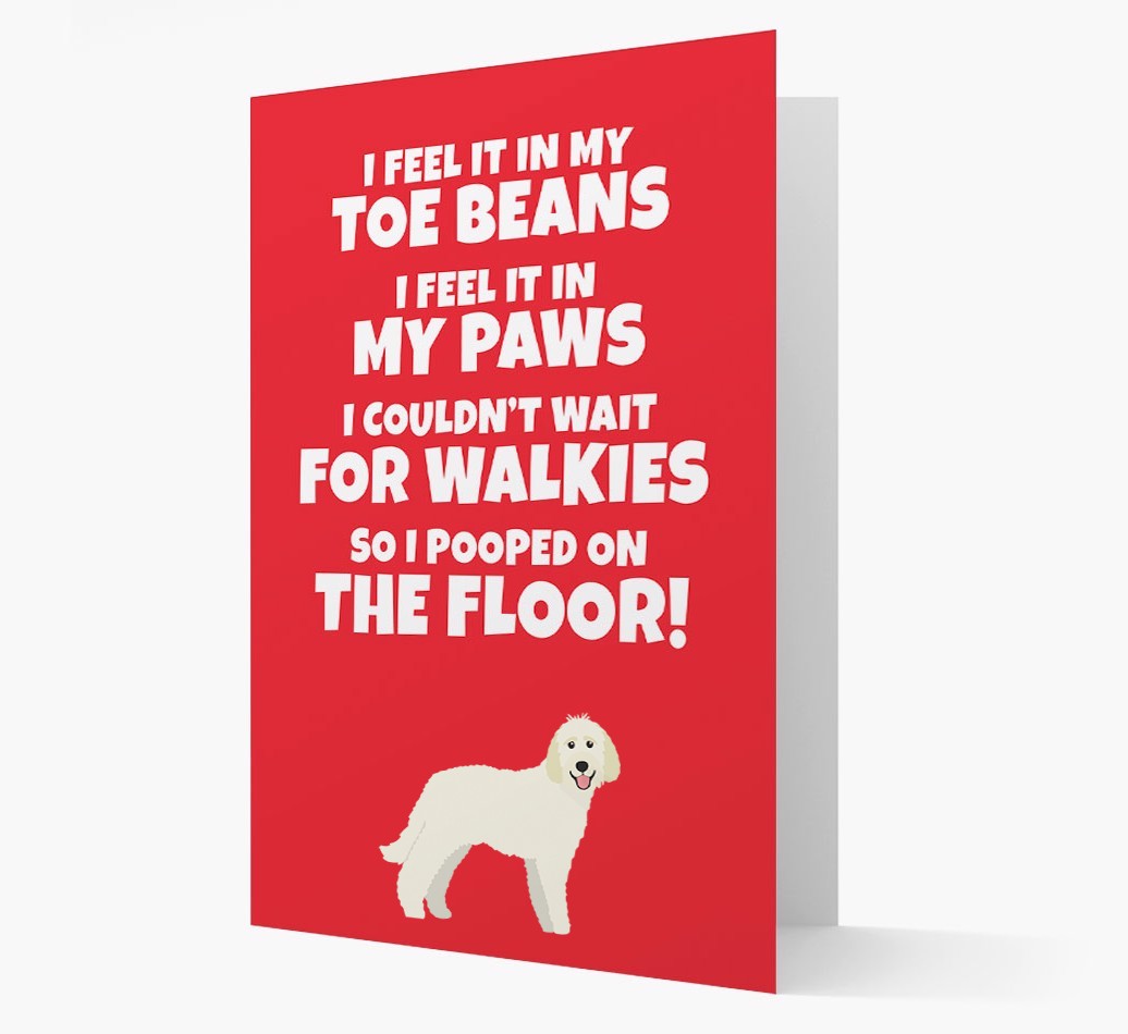 'I feel it in my...' - Personalised {breedFullName} Card