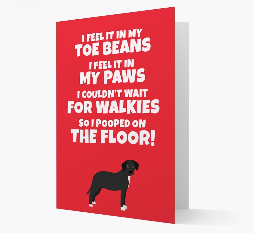 'I feel it in my...' - Personalised {breedFullName} Card
