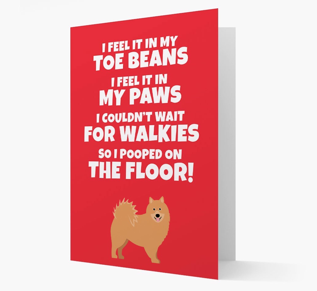 'I feel it in my...' - Personalised {breedFullName} Card