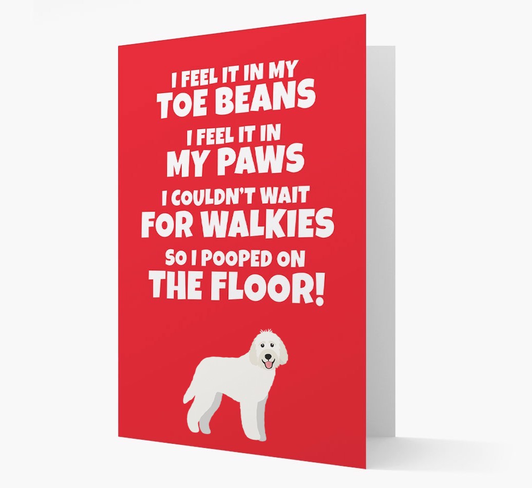 'I feel it in my...' - Personalised {breedFullName} Card