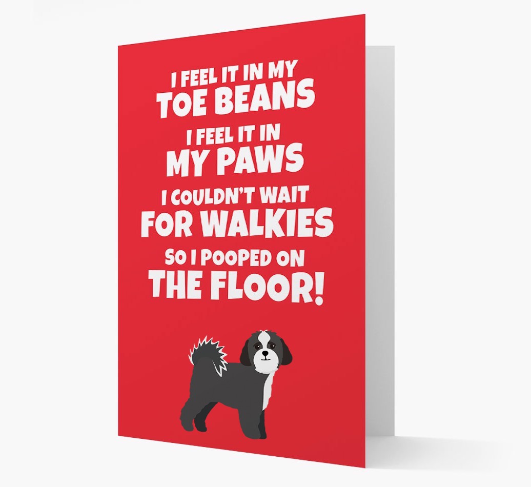 'I feel it in my...' - Personalised {breedFullName} Card