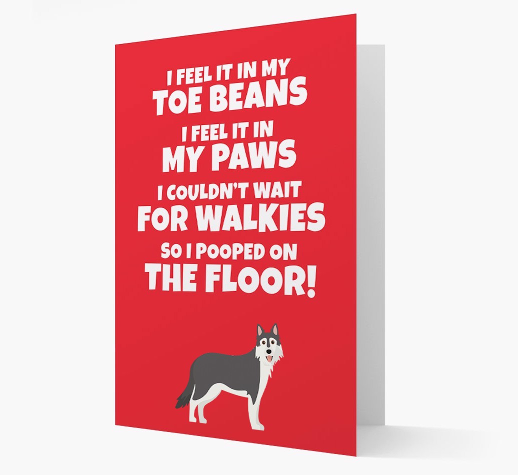 'I feel it in my...' - Personalised {breedFullName} Card