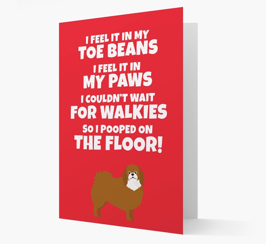 'I feel it in my...' - Personalised {breedFullName} Card