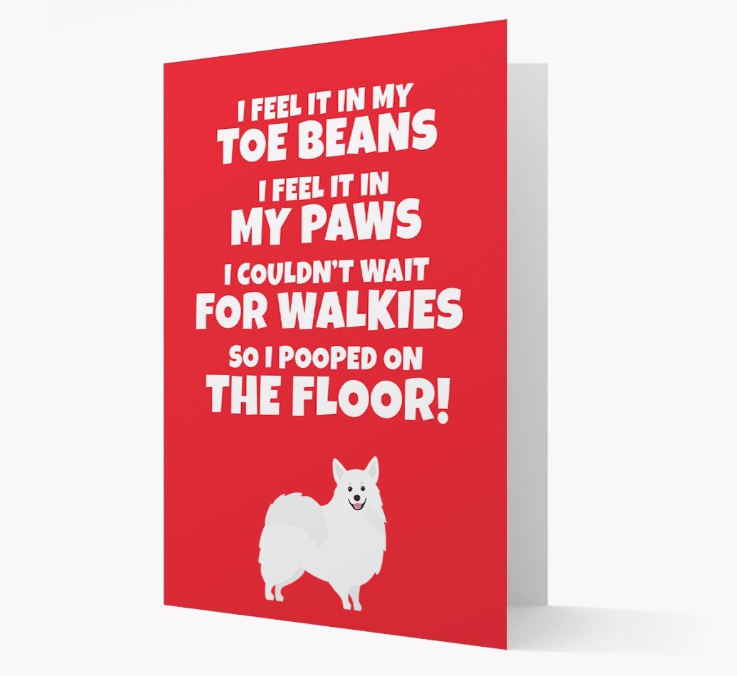 'I feel it in my...' - Personalised {breedFullName} Card