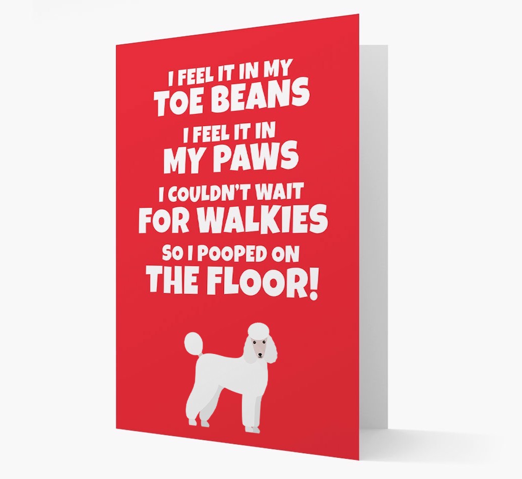 'I feel it in my...' - Personalised {breedFullName} Card