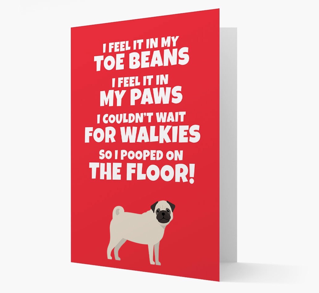 'I feel it in my...' - Personalised {breedFullName} Card