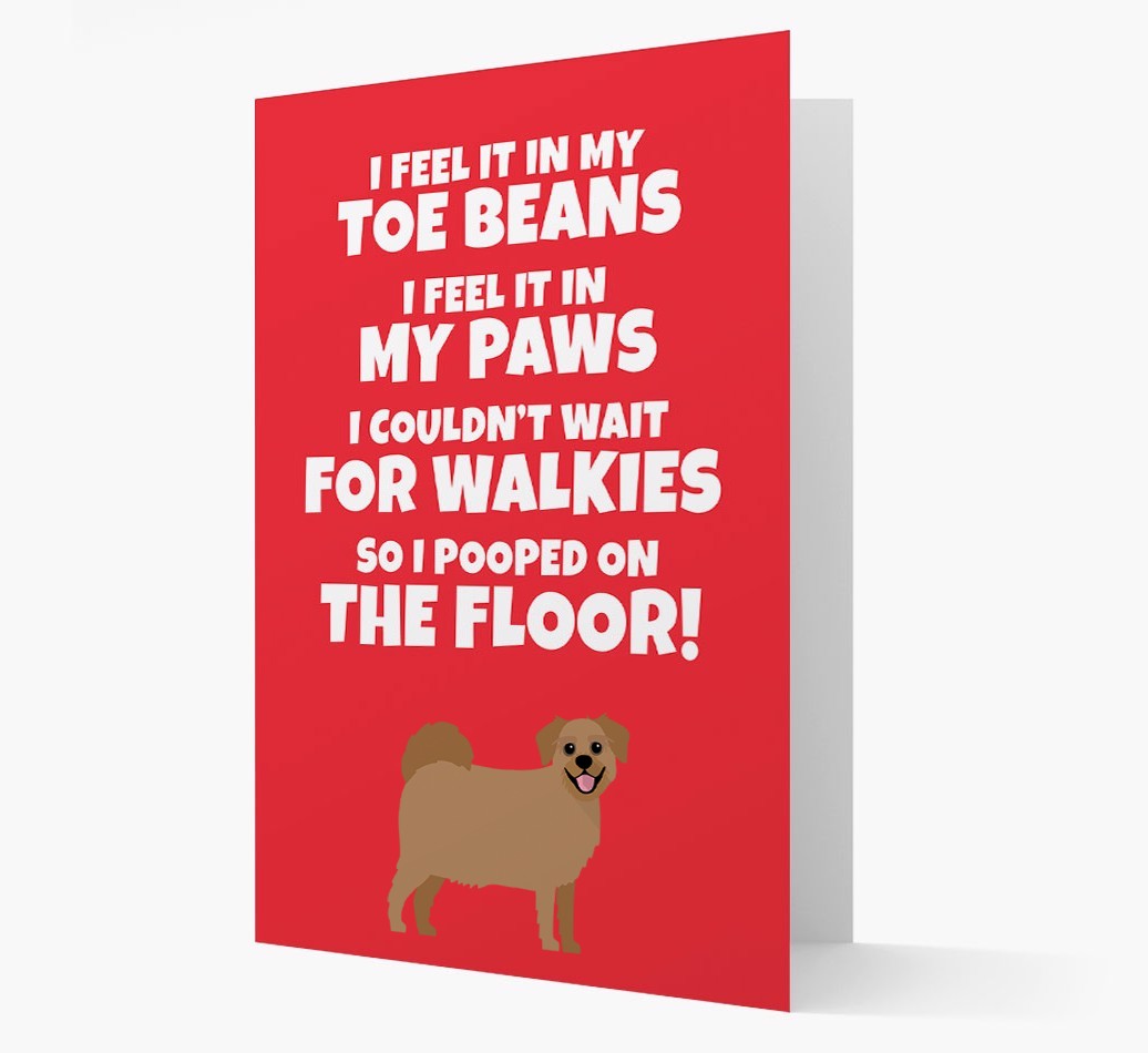 'I feel it in my...' - Personalised {breedFullName} Card