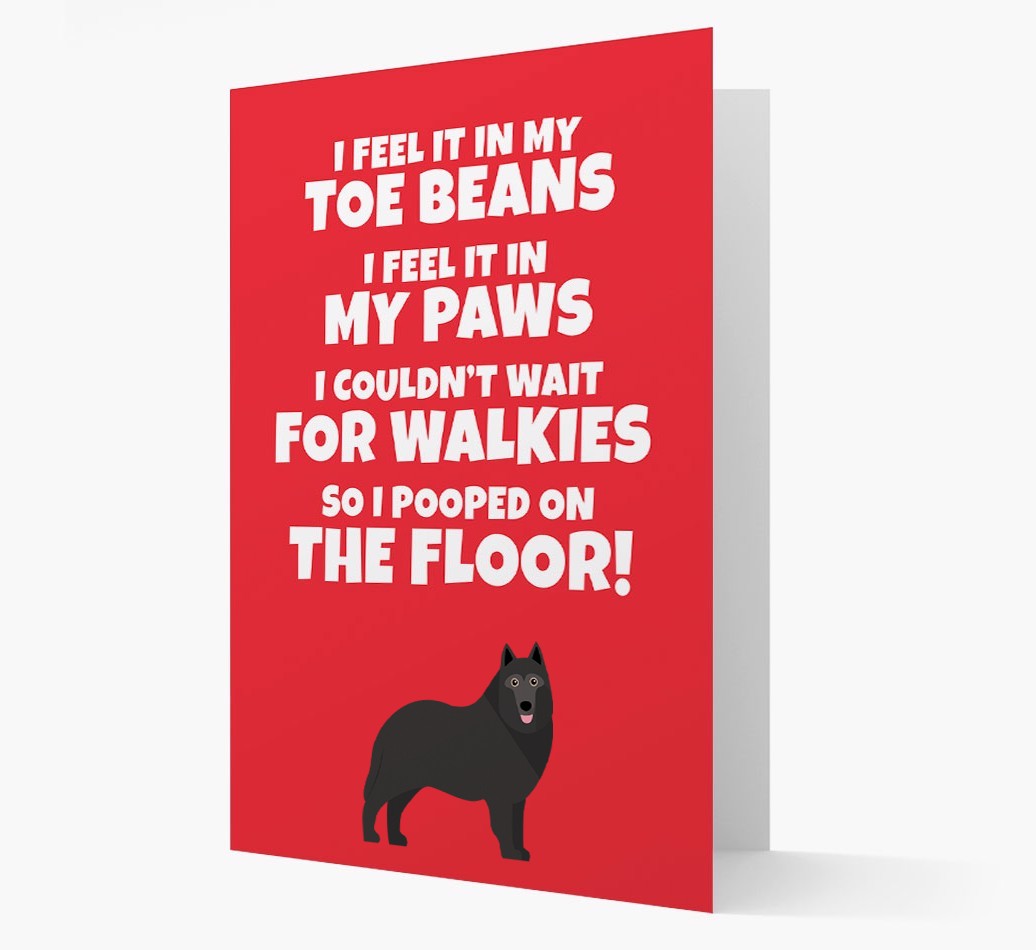 'I feel it in my...' - Personalised {breedFullName} Card