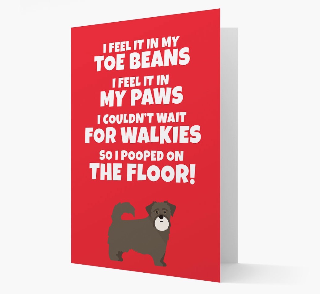 'I feel it in my...' - Personalized {breedFullName} Card