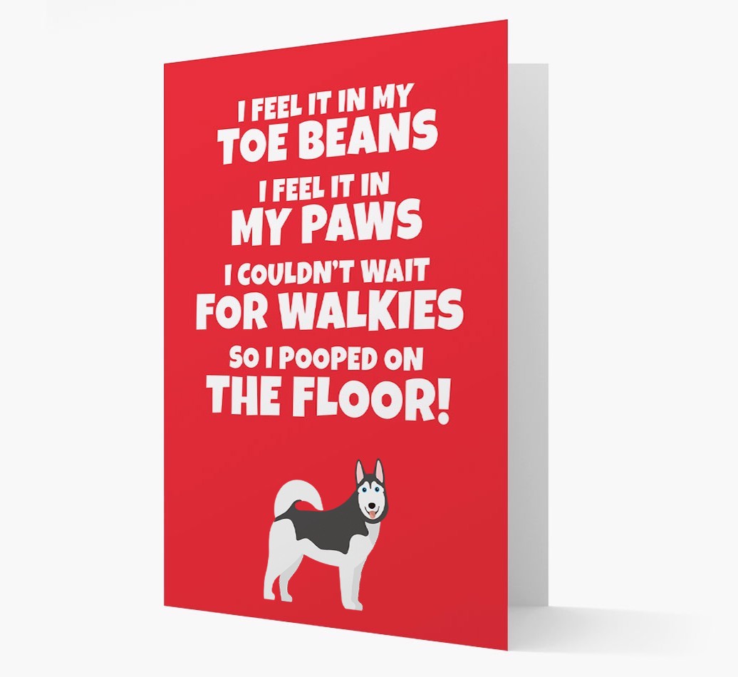 'I feel it in my...' - Personalised {breedFullName} Card