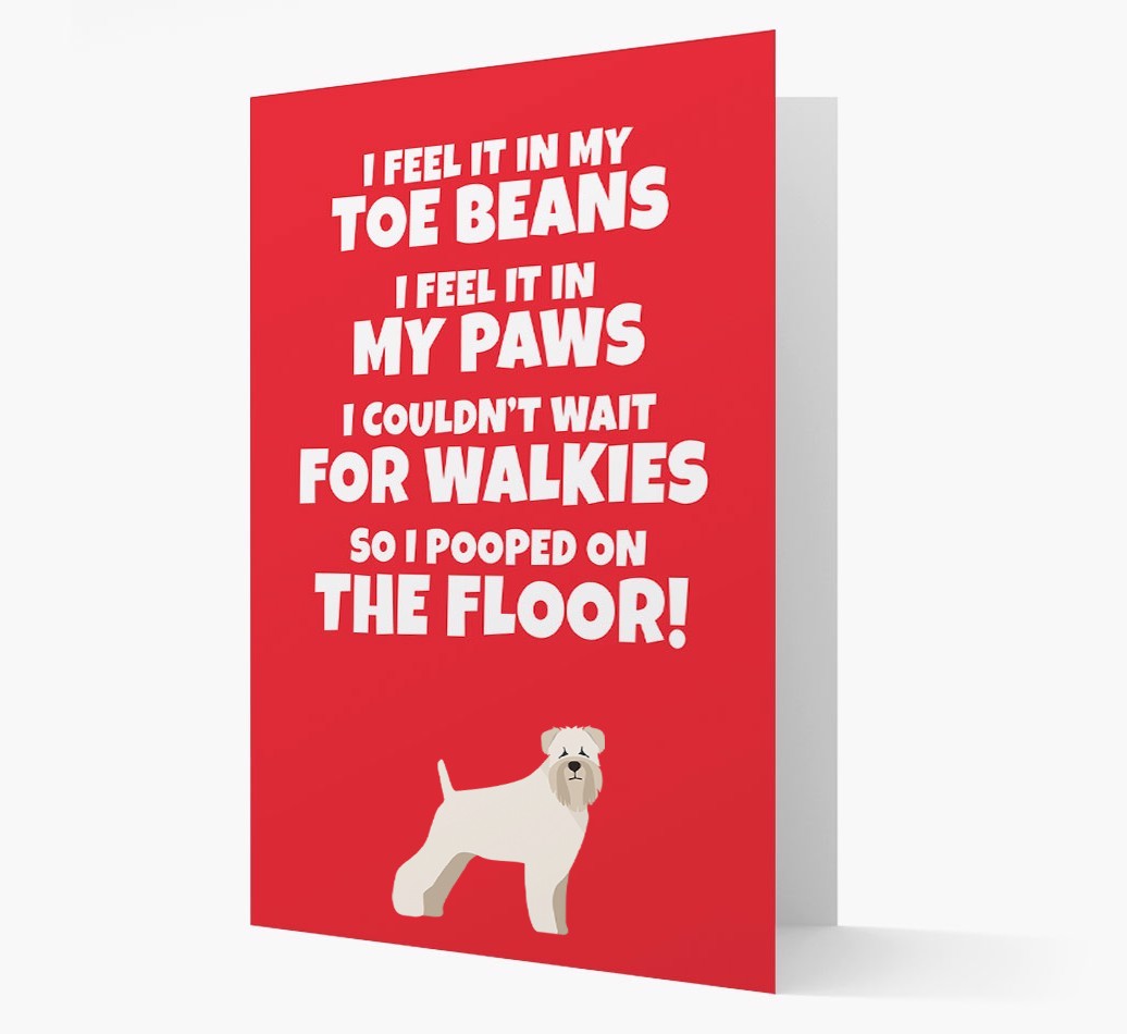 'I feel it in my...' - Personalised {breedFullName} Card